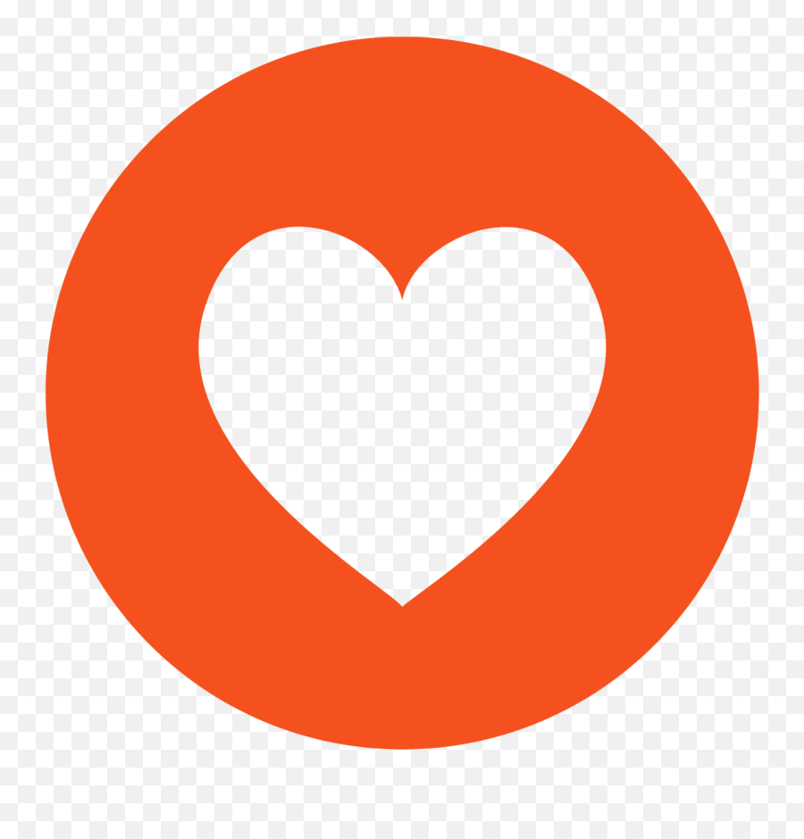 Eo Circle Deep - White And Red Heart Emoji,Orange Heart Emoji