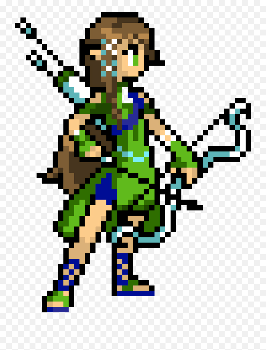 Minecraft Game On Desura - Elf Archer Pixel Art Emoji,Vetor Emoticon Louco