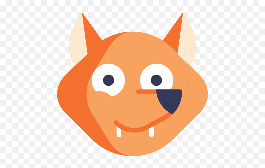 Werewolf - Happy Emoji,Werewolf Smiley Emoticon