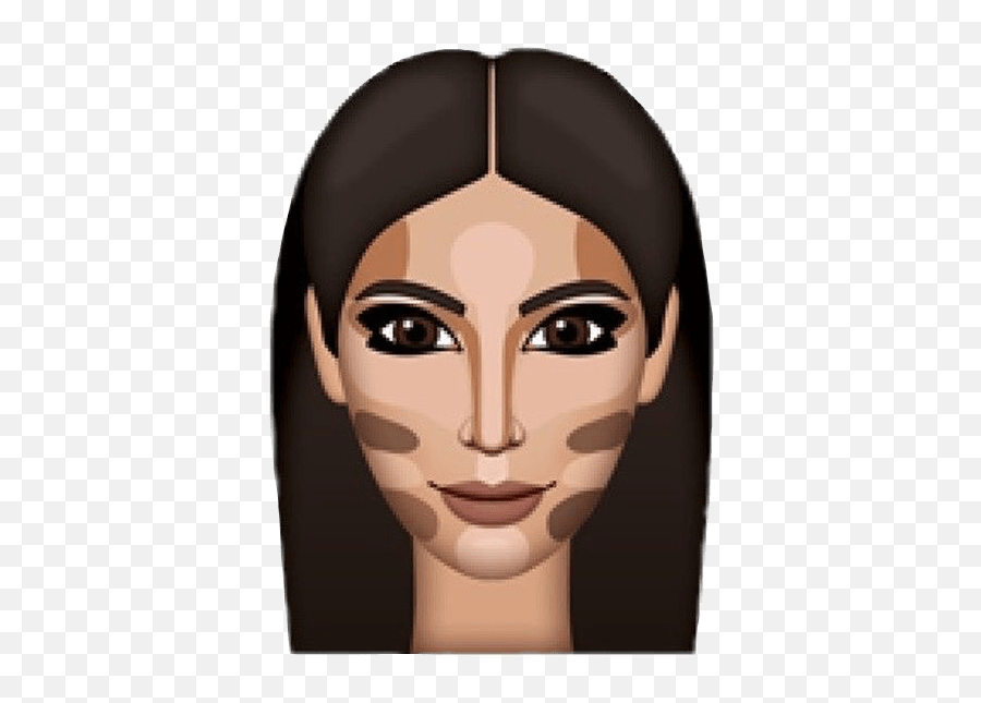 Download Kimkardashian Kimoji Makeup - Transparent Background Makeup Emoji,Makeup Emoji