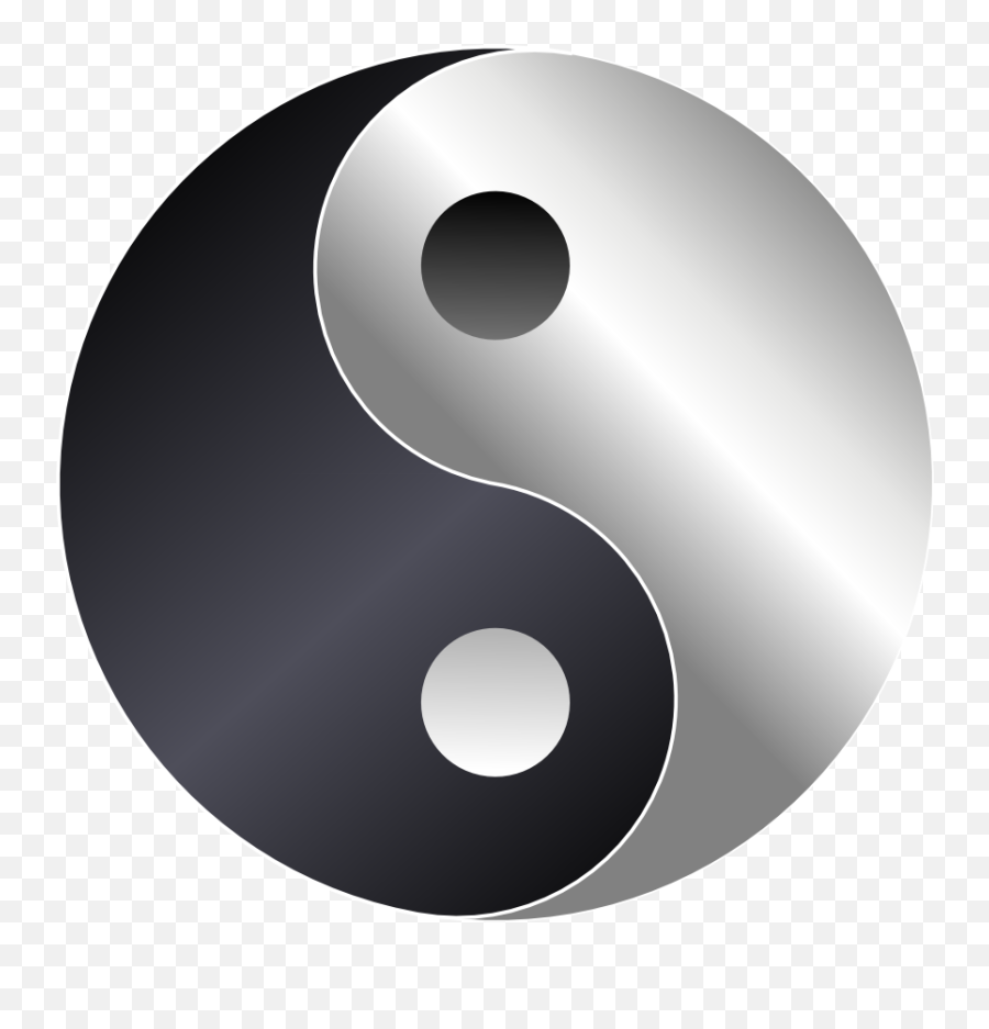 Yin And Yang Greyscale Symbol Free Image Download Emoji,Emotions Yin Logic Yang