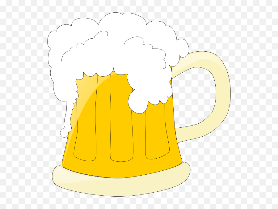 Svg Transparent Beer Mugs Clipart - Beer Drawing Black Background Emoji,Beer Emoji