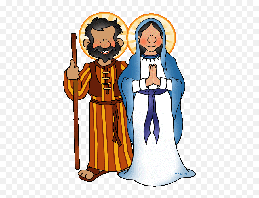 Joseph Clipart - Nativity Mary And Joseph Clipart Emoji,Bloody Mary Emoji