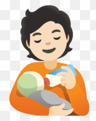 U200d Person Feeding Baby With Light Skin Tone Emoji,Baby Monkey Emoji
