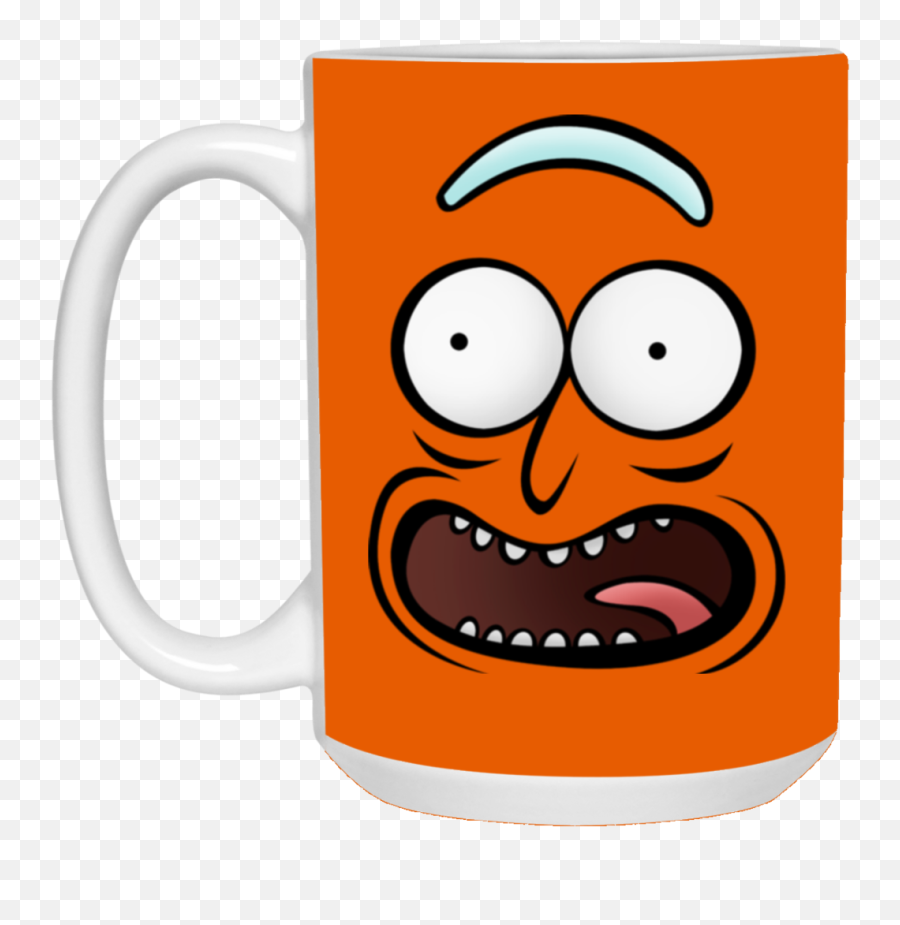 Rickz Pickles Funny Face Emoji Rick Mug - Serveware,Funny Emoji