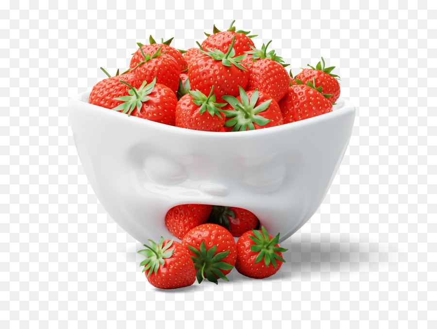 Bowl With A Hole Barfing White 1000 Ml Emoji,Strawbery Emoji