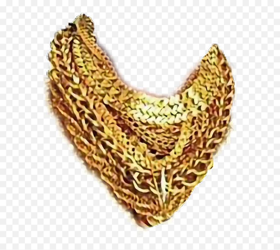 Necklace Gold Chain Chains Sticker - Gold Chain Editing Png Emoji,Gold Chain Emoji