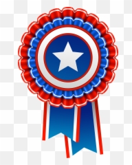 July Clipart Decoration July - Free Download Images Red And White And Blue Rosettes Emoji,Rosette Emoji