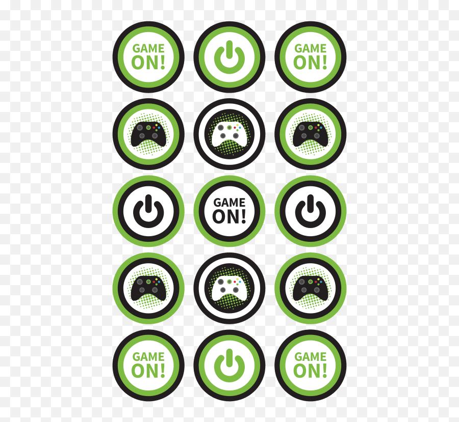 Personalised Edible Cake Toppers - Xbox Cupcakes Emoji,Emoji Cake Toppers