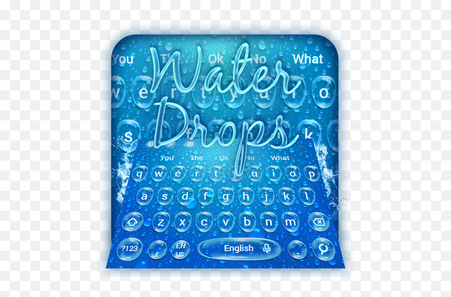 Glass Water Drops Keyboard Theme - Dot Emoji,Kanye Emoji Keyboard