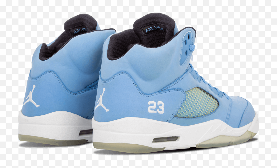 Air Jordan 5 - Round Toe Emoji,Unc Tar Heel Emoji