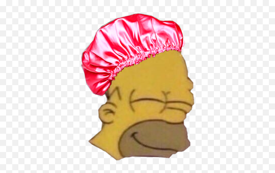 Simpons Thesimpsons The Simpsons Homer Sticker By Yo - Homer Simpson Sleeping Durag Emoji,Shower Cap Emoji