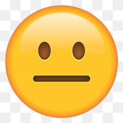 Slightly Smiling Face Emoji - Neutral Face Emoji Png,Emoji For Hulk