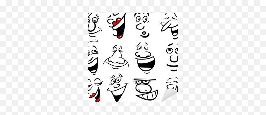 Cartoon Emotions Illustration Sticker - Illustration Emoji,Comic Art With Lines Showing Emotions