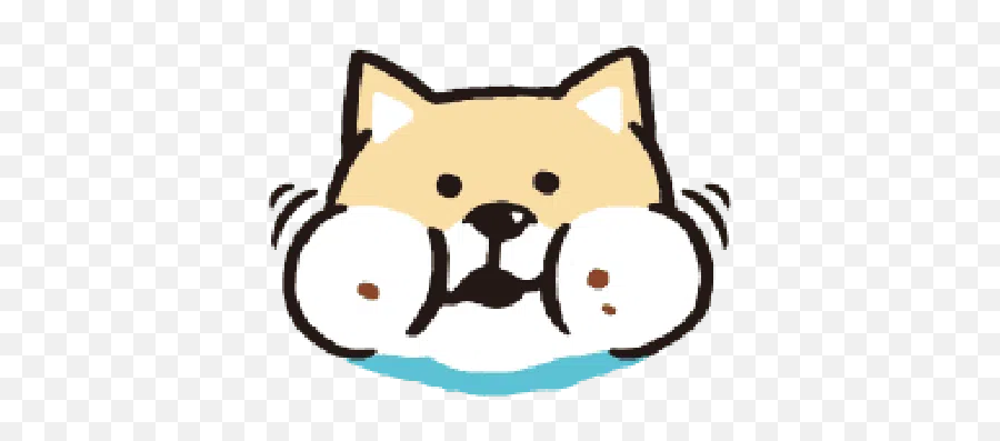 Shiba Emoji Whatsapp Stickers - Stickers Cloud Soft,Puppy Emoji