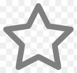 Gray Outline Star Icon - Purple Star Outline Png Emoji,Skull Emoticon Text Outlines