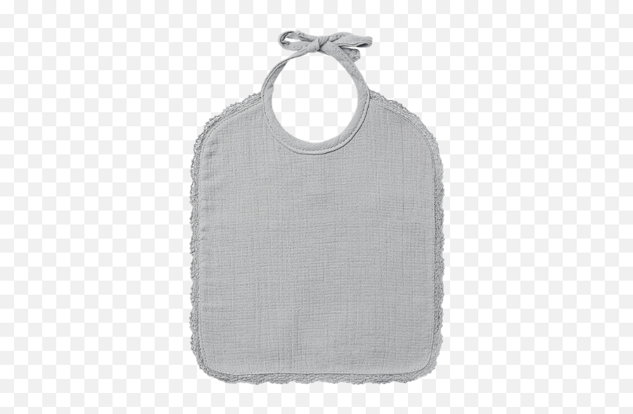 Quincy Mae Woven Tie Bib - Periwinkle Solid Emoji,Quincy Playing With My Emotions