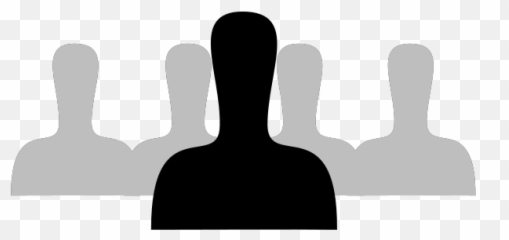 Group People Silhouette Png Svg Clip - Portable Network Graphics Emoji,People Silhouette Emoji