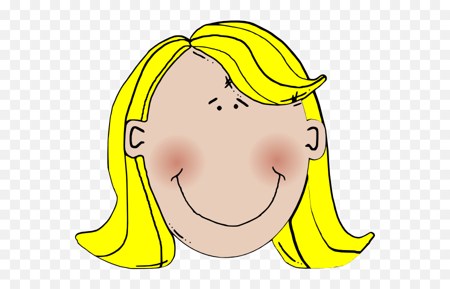 Free Blonde Girl Cliparts Download Free Blonde Girl - Blonde Hair Clipart Emoji,Images Of Blond Haired Caucasian Female Emojis
