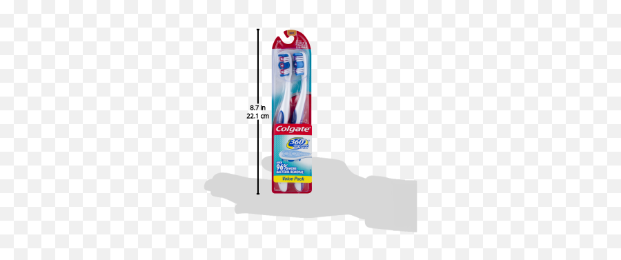 Colgate 360 Degree Toothbrush With Tongue And Cheek Cleaner Soft - 2 Count Toothbrush In A Package Emoji,Howbto Use Deep Motion Ar Emoji On S10e