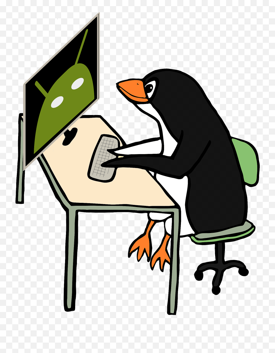 Penguin Designer Clipart Free Download Transparent Png - Clipart Of Computer Programing Emoji,Penguin Emoji Text