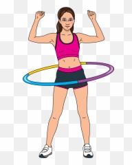 Hula Hoop Clipart Free Download Transparent Png Creazilla - Clipart Hula Hoop Emoji,Hula Girl Emoji