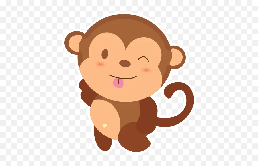 Monkey Pack 3 By Marcos Roy - Sticker Maker For Whatsapp Emoji,Baby Monkey Emoji
