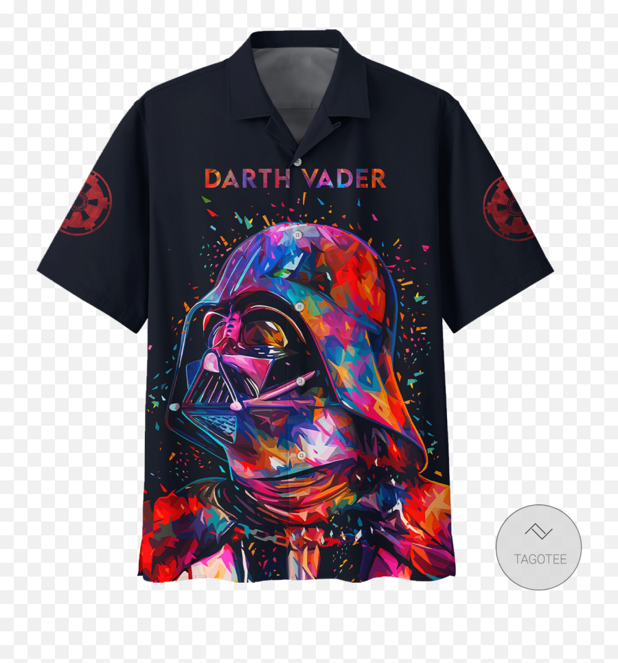 Darth Vader Star Wars Diamond Painting Hawaiian Shirt - Tagotee Emoji,Slytherin Masking Emotion