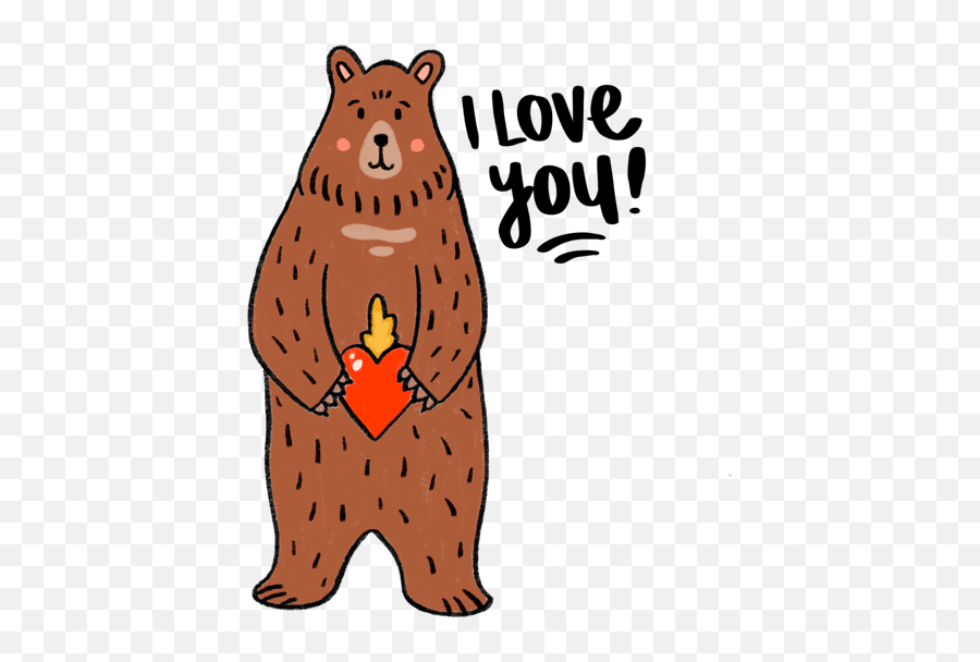 Zoomoji - Animal Stickers By Juan David Cruz Serrano Emoji,Cute Emoticons Bear Hug