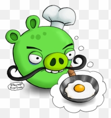 Picture - Draw Angry Birds Piggies Emoji,Lady And Pig Emoji