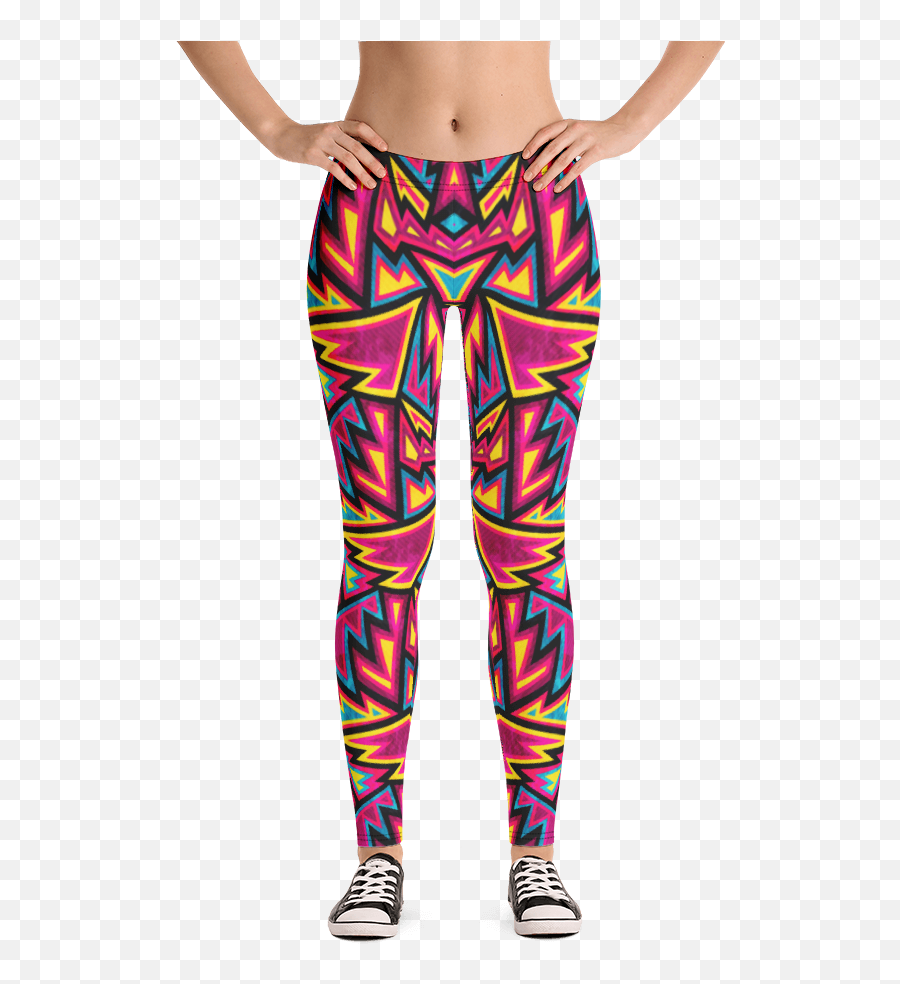 Colorful Yoga Pants - Blue Green Pattern Leggings Emoji,Emoji Pants Amazon