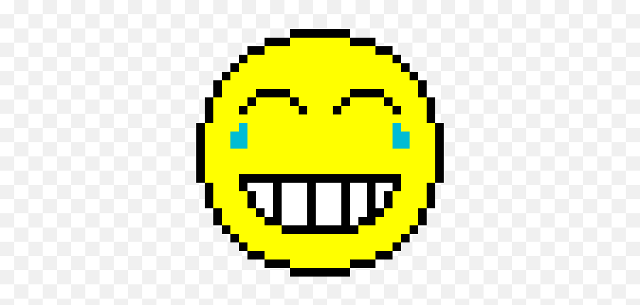 Pixilart - Laughing Crying Emoji By Anonymous Sans Bad Time Head Ink,How To Draw A Crying Emoji