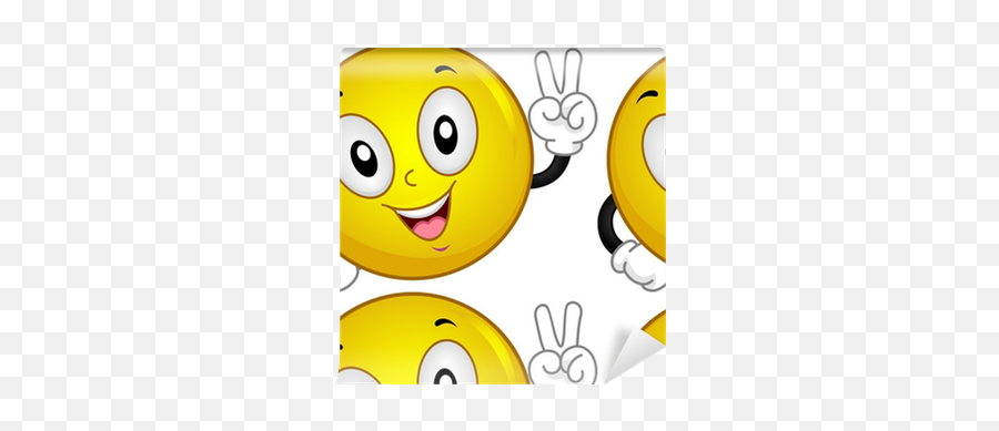 Smiley Peace Sign Wallpaper Pixers - Icon Emoji,Peace Sign Emoticon