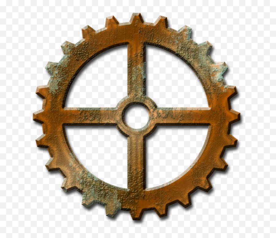 Steampunk Clipart Car Gear Steampunk Car Gear Transparent - Crf 50 Sprocket Dimensions Emoji,Emoticon Steampunk