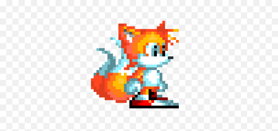 Monochrome Heaven - Sonic Mania Tails Pixel Emoji,Nekomimi Emotion Ears
