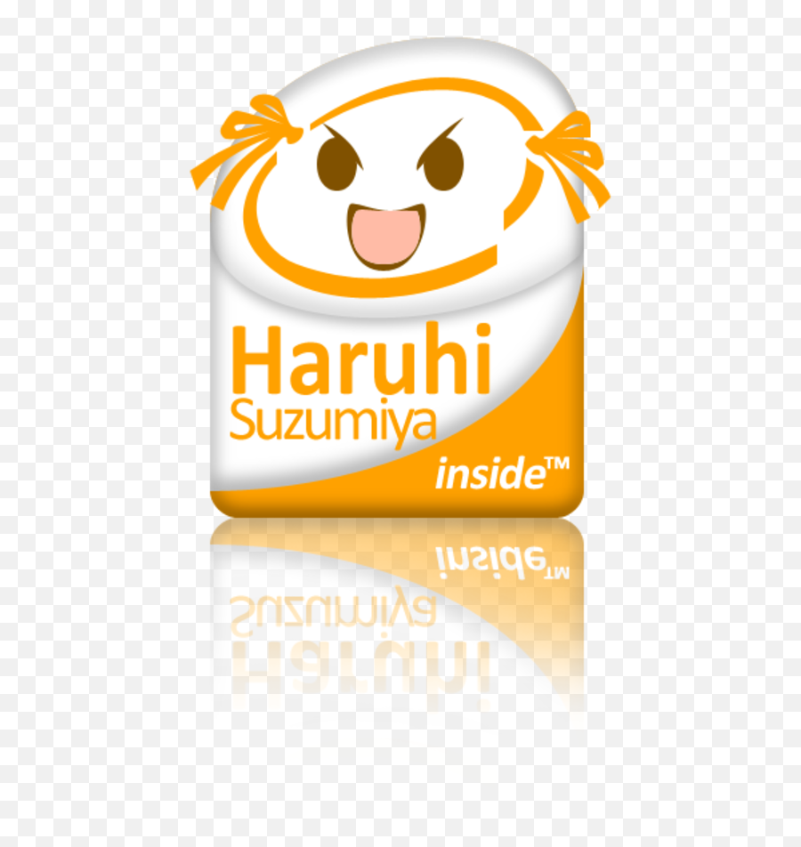 Haruhi Inside By Phracktal Intel Inside Stickers Know - Intel Inside Emoji,Soiundwave Emoticon