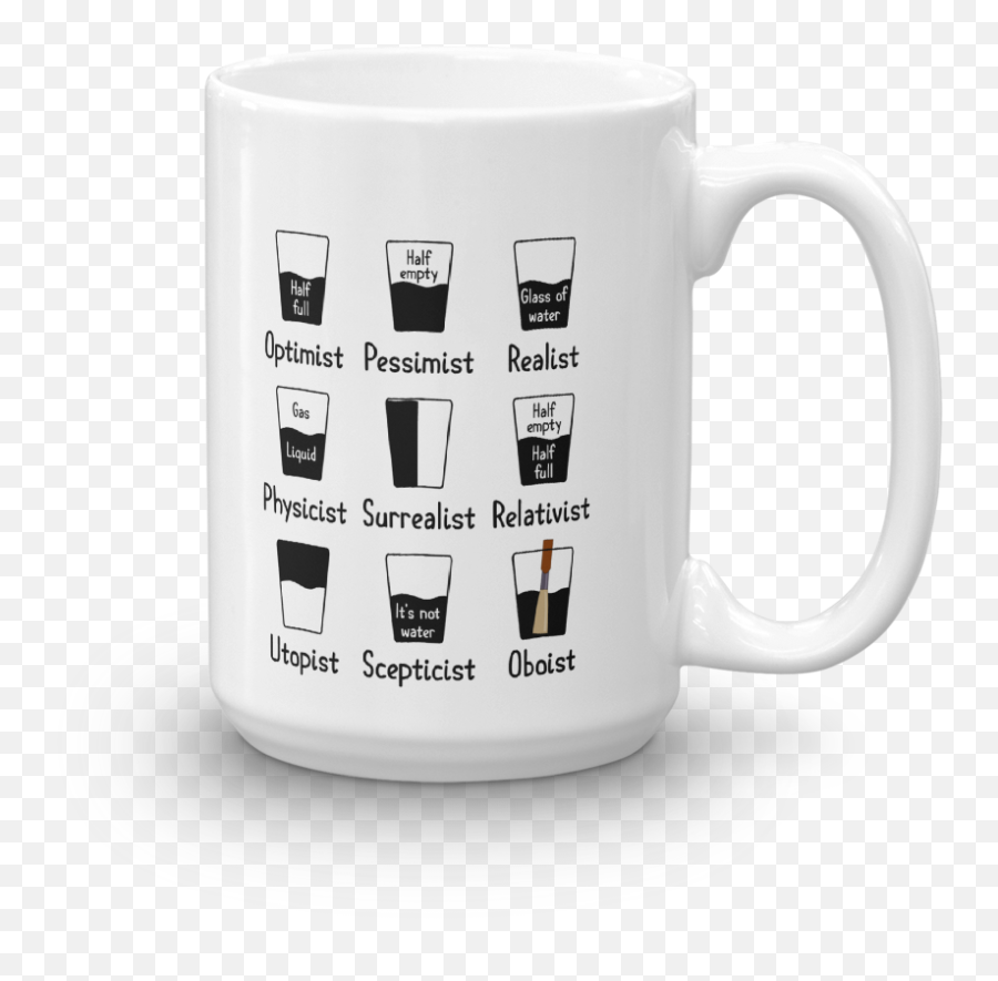 Oboist Perception Glasses Music Mug - Bassoon T Shirt Emoji,How To Add Emotion On Oboe