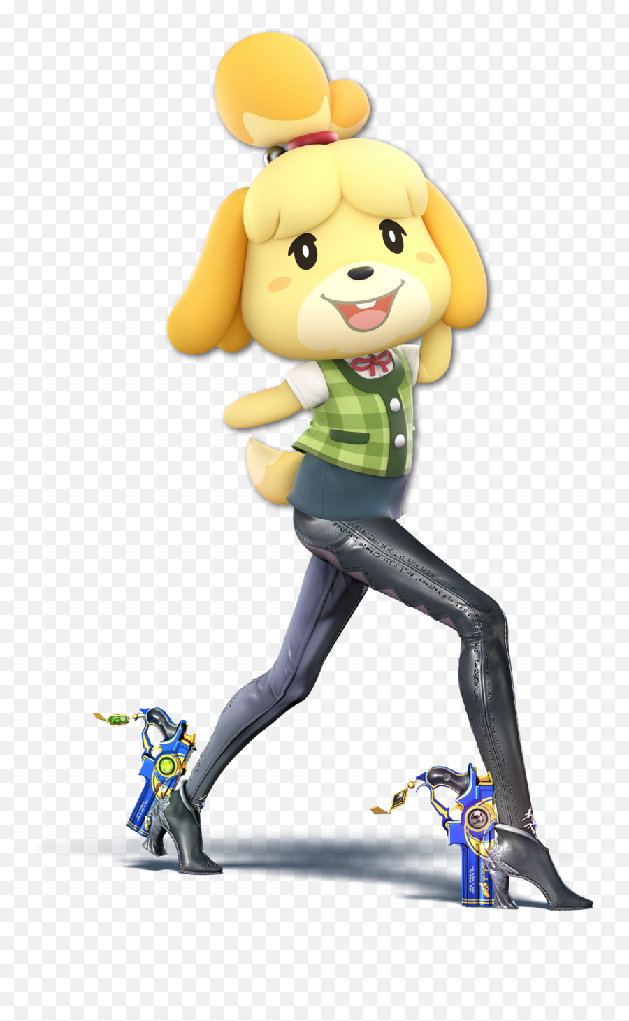 I Found This Abomination In The Wild Animalcrossing - Super Smash Bros Ultimate Isabelle Render Emoji,Animal Crossing Emotions Bummed