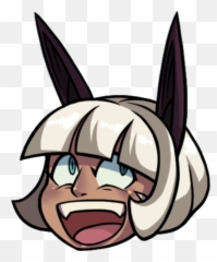 Emoticon Vote - Ms Fortune Skullgirls Face Emoji,Derp Face Emoticon