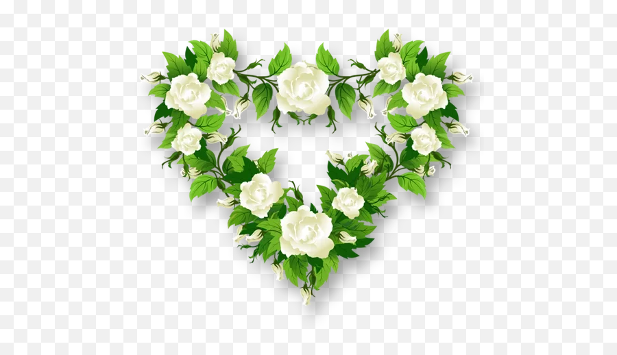 Rose Heart Png Transparent Image - Flower For Dead Png Emoji,Wreath Emoji Transparent Background