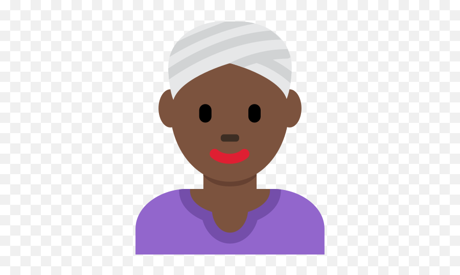 U200d Mulher Com Turbante E Tom De Pele Escura - Human Skin Color Emoji,Emoticon Com Óculos E Coração