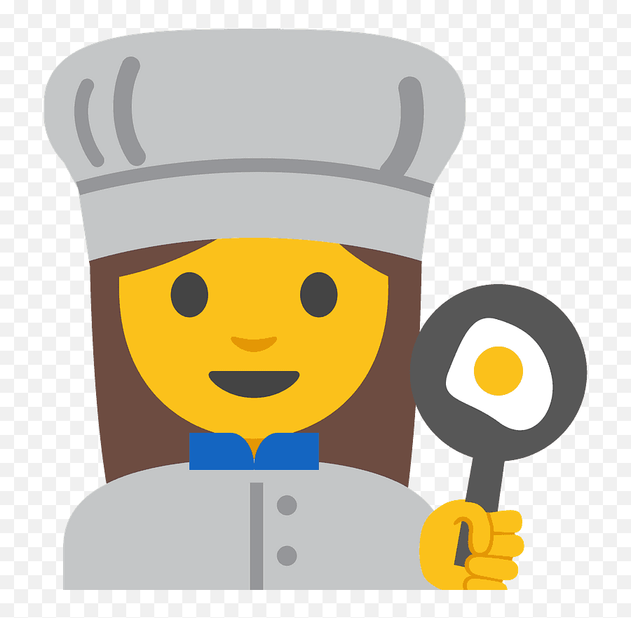 Woman Cook Emoji - Cook Emoji,Chef Emoji