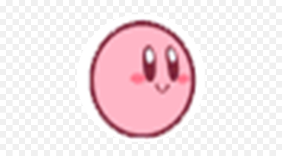 Kirby - Happy Emoji,Kirby Emoticon