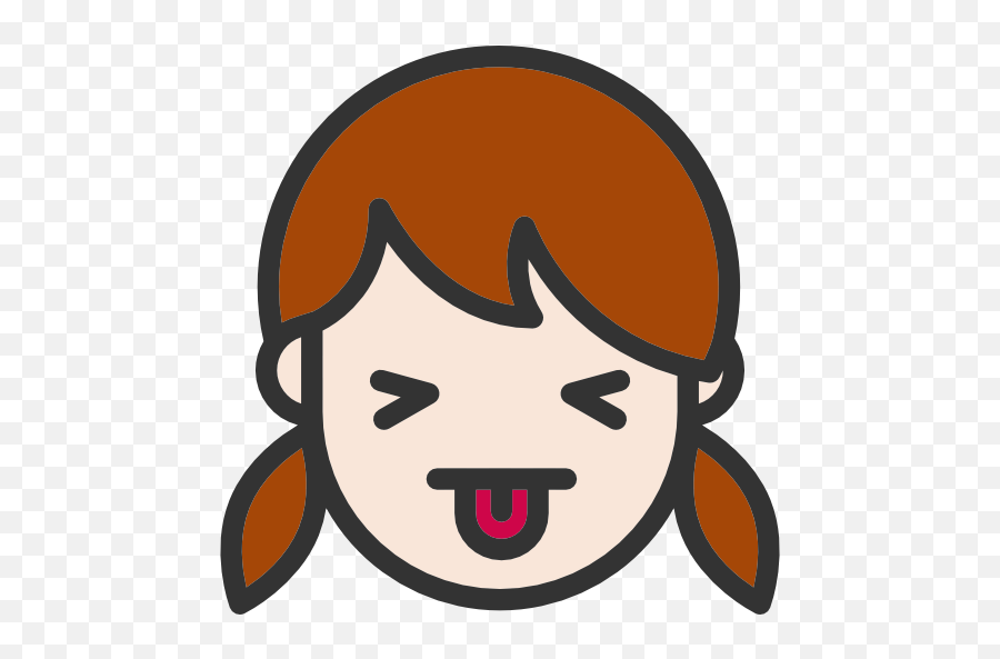 Free Icon Tongue - Girl Icon Color Png Emoji,Emoticon 