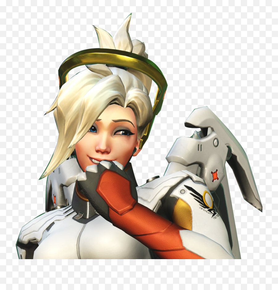 Mercy Face Png - Mercy Overwatch Laugh Emoji,Overwatch Emoji