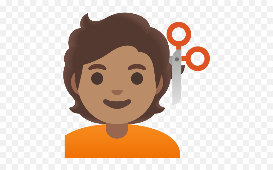 Capelli Con Un Tono Di Pelle Medio - Emoji,Emoji Alzando La Mano