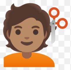 Capelli Con Un Tono Di Pelle Medio - Emoji,Emoji Alzando La Mano