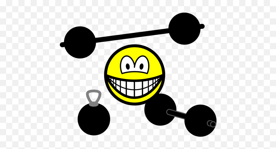 Strongman Smile Smilies Emofacescom Emoji,Emoticon Smiling Stressed