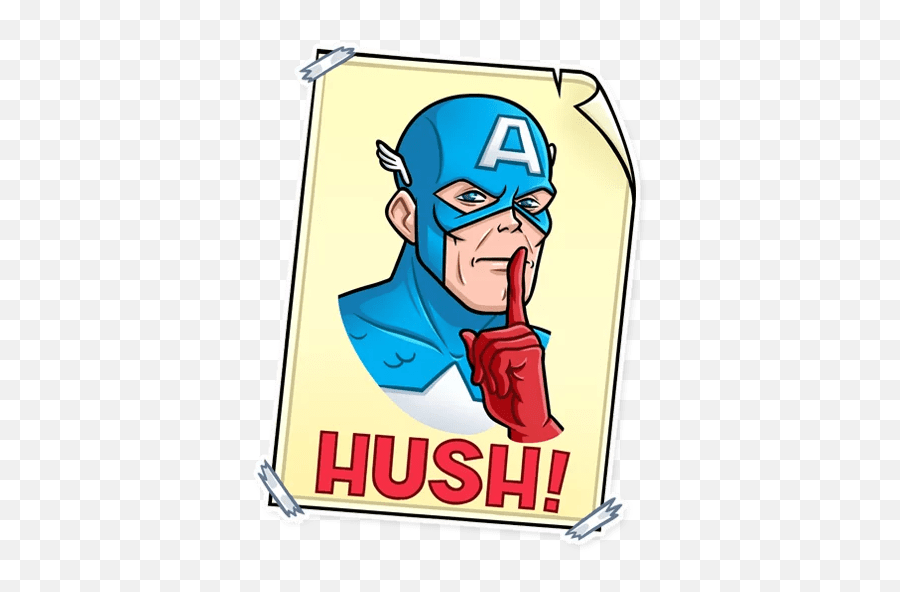 Classic Captain America Stickers - Live Wa Stickers Emoji,Hush Emojis