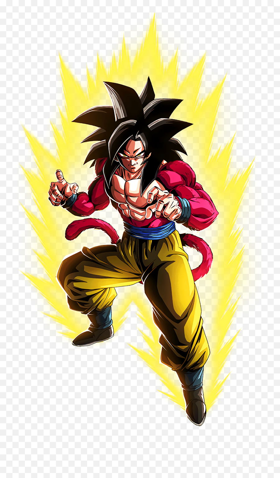 The Point Of The Strongest Saiyan Ssj4 Goku Gt Render Emoji,Emojis 2048 Pixels Sized